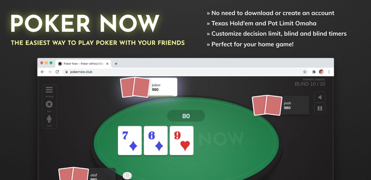 online poker with friends no download