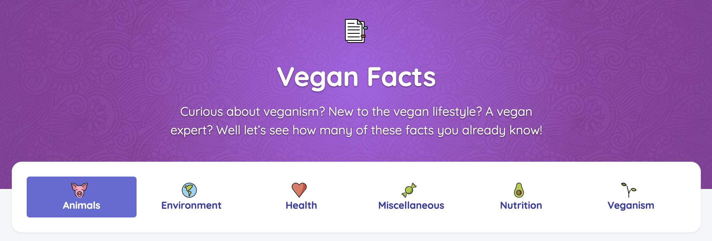 Vegan Facts