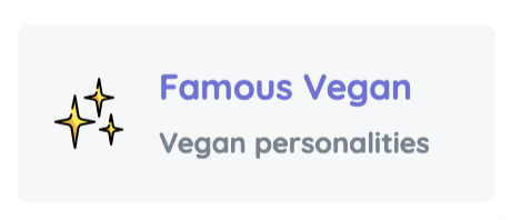 Vegan personalities