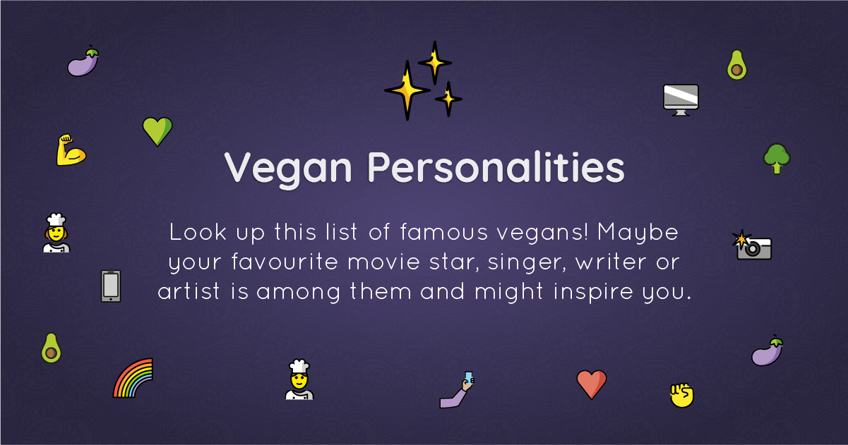 Vegan personalities