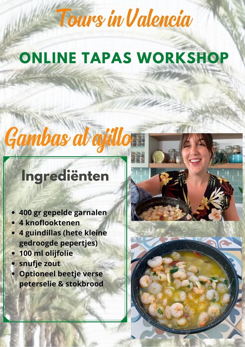 Ingredienten Tapas workshop 