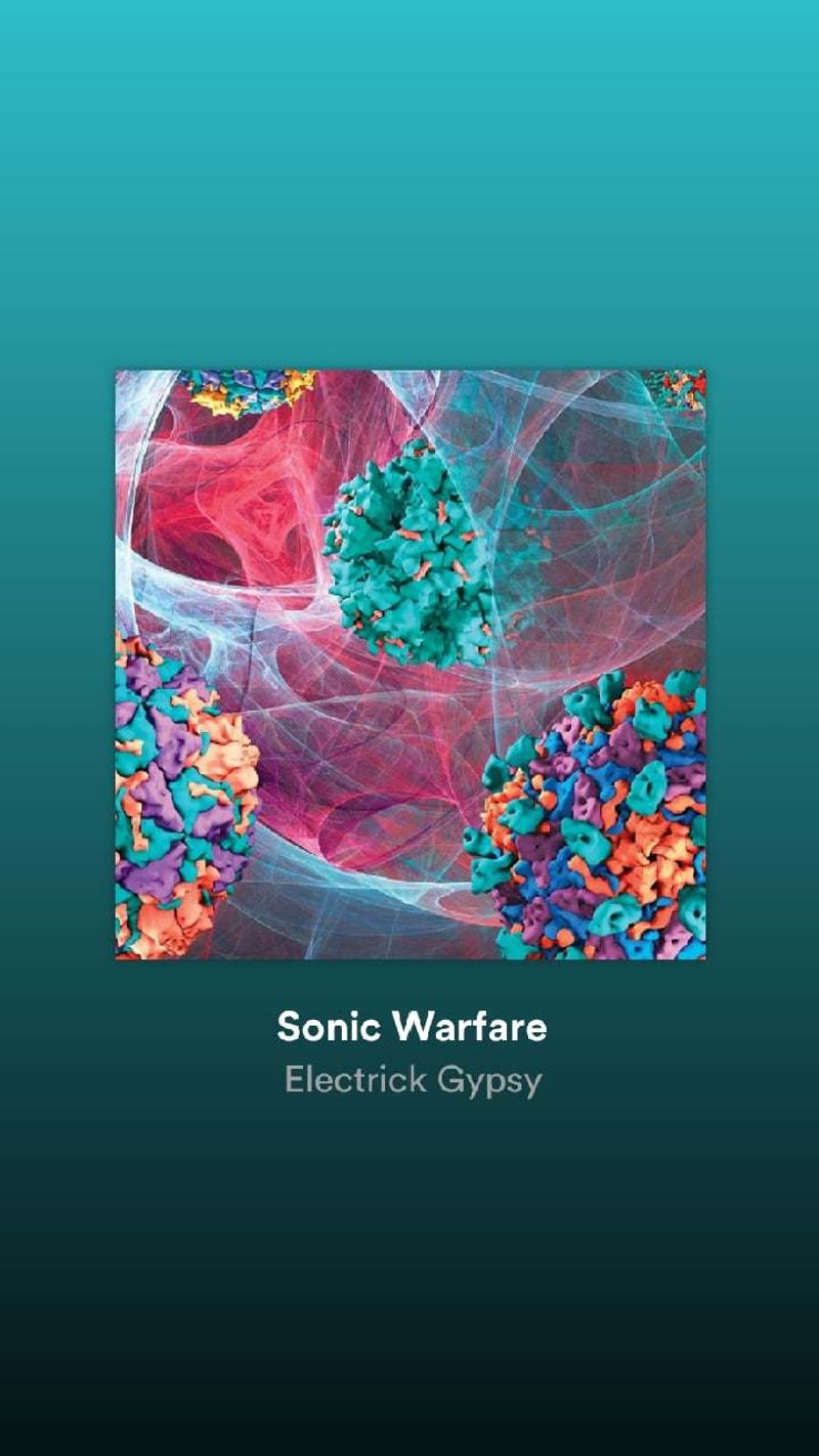 Sonic Warfare  by Electrick Gypsy the brand new album out now on all digital platforms.