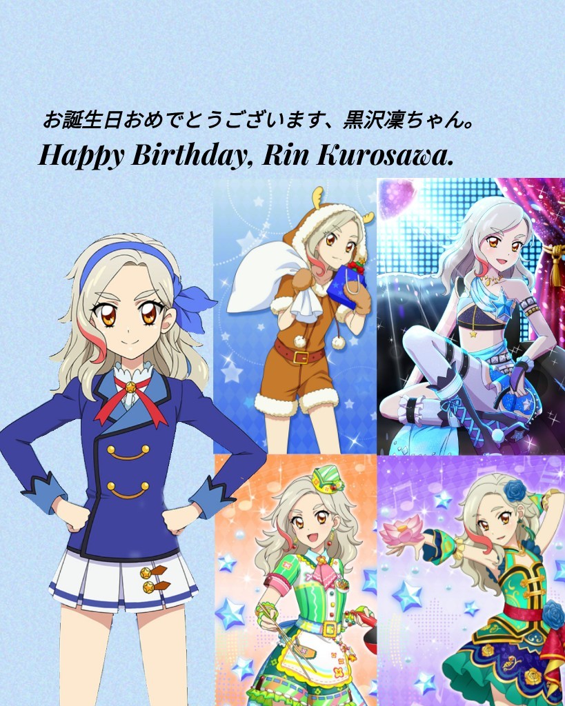 Happy Birthday Rin Kurosawa Gerardkhacha