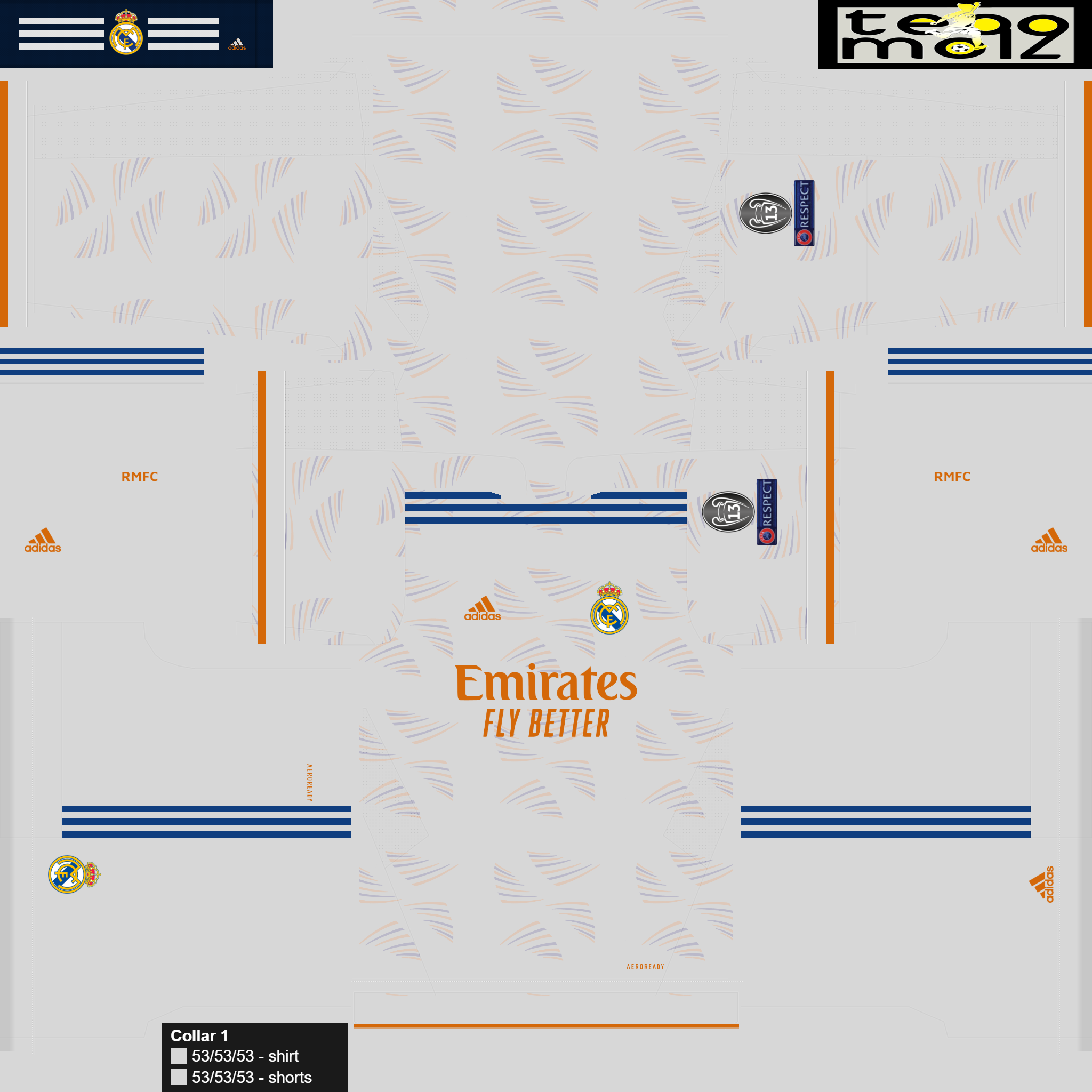 Real Madrid CF 2021 22 Concept Home Kit Teomol92
