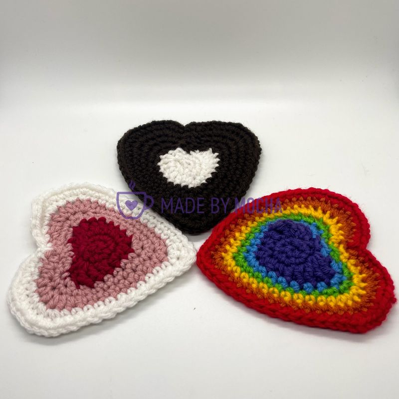 Valentine's Day Heart Coasters