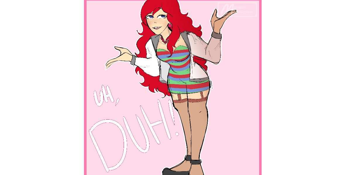 Full Body Character (Sketch and colour)