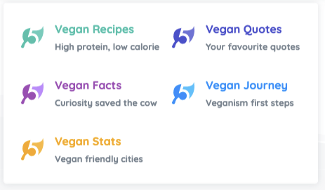5 Vegan Categories