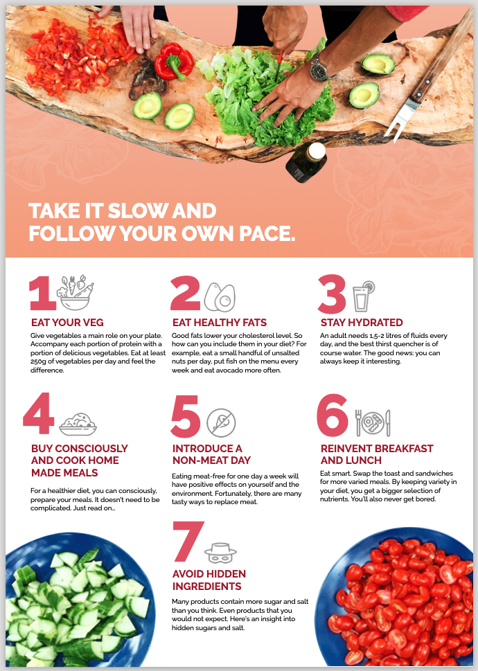 7 steps to prepare food in a healthier way