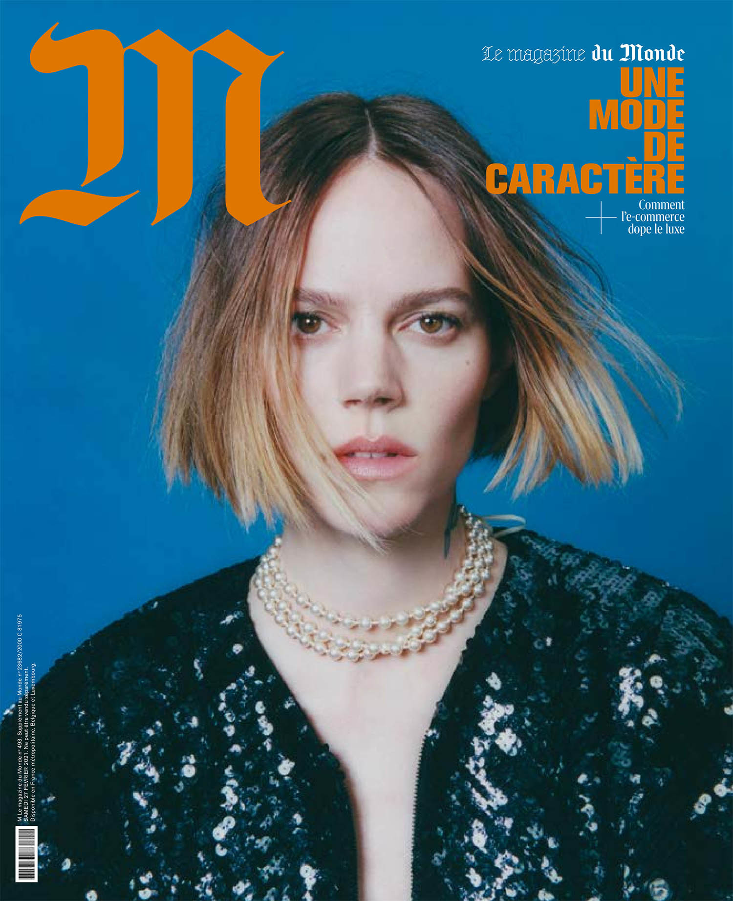 Freja Beha Erichsen Covers M Le Magazine Du Monde February 27th 21 By Sam Rock Fashionotography