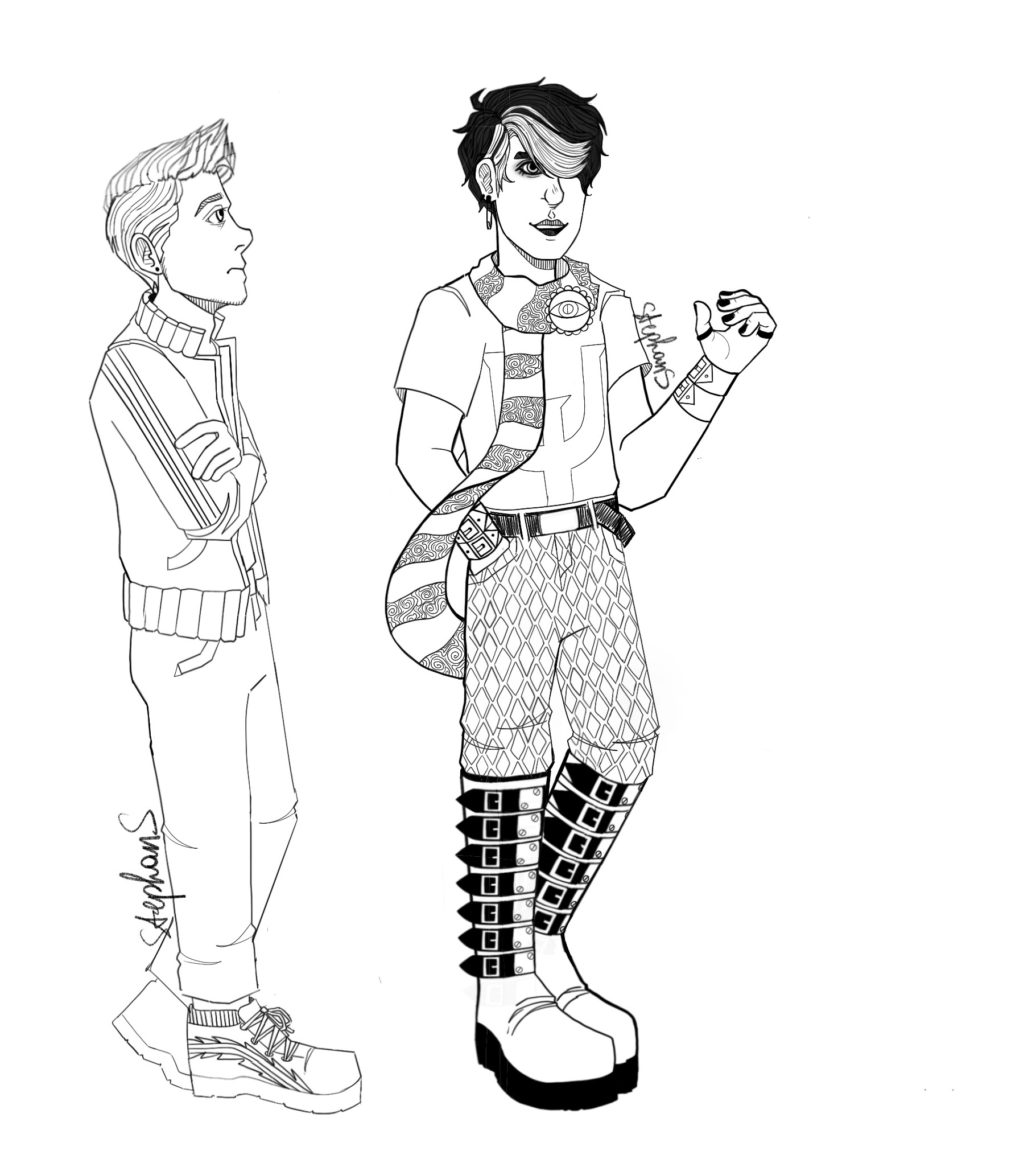 Sketch vs LineArt — Stephan