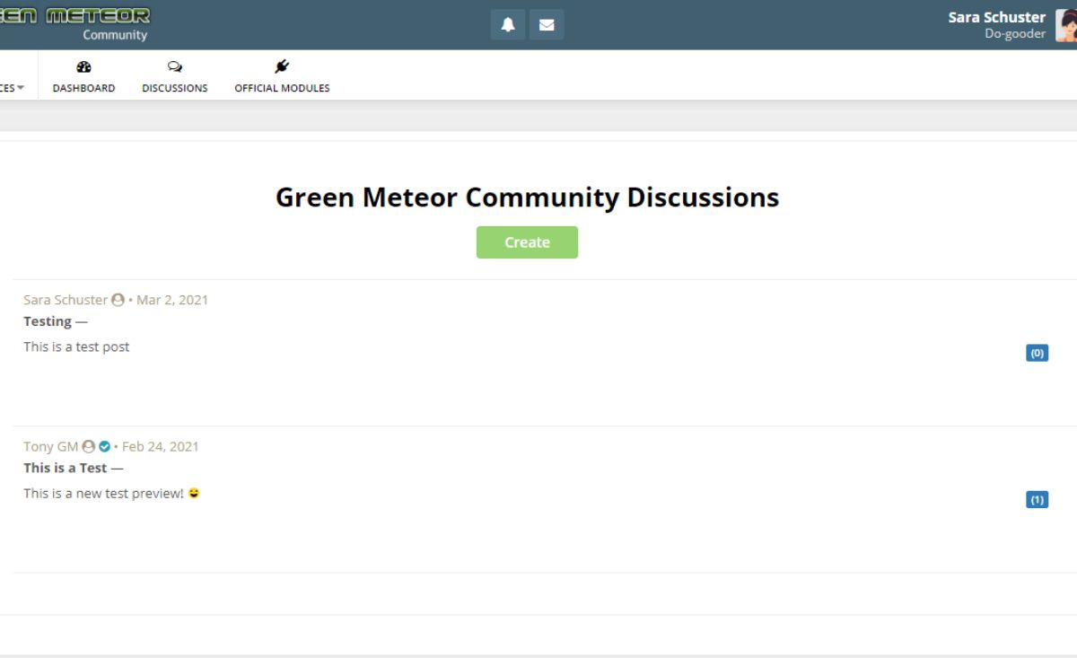 Discussions Module