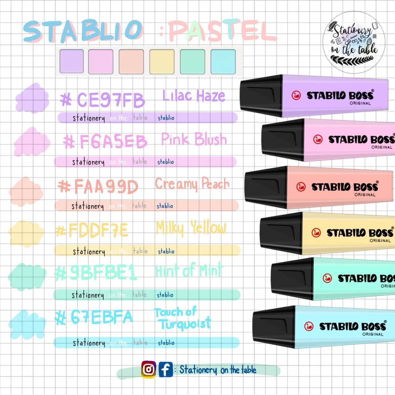 Highlighter Color Palette For Goodnotes Stationery On The Table