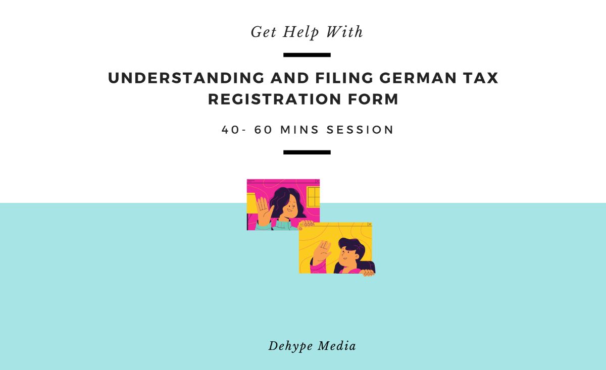 Get help with German freelancer tax registration form