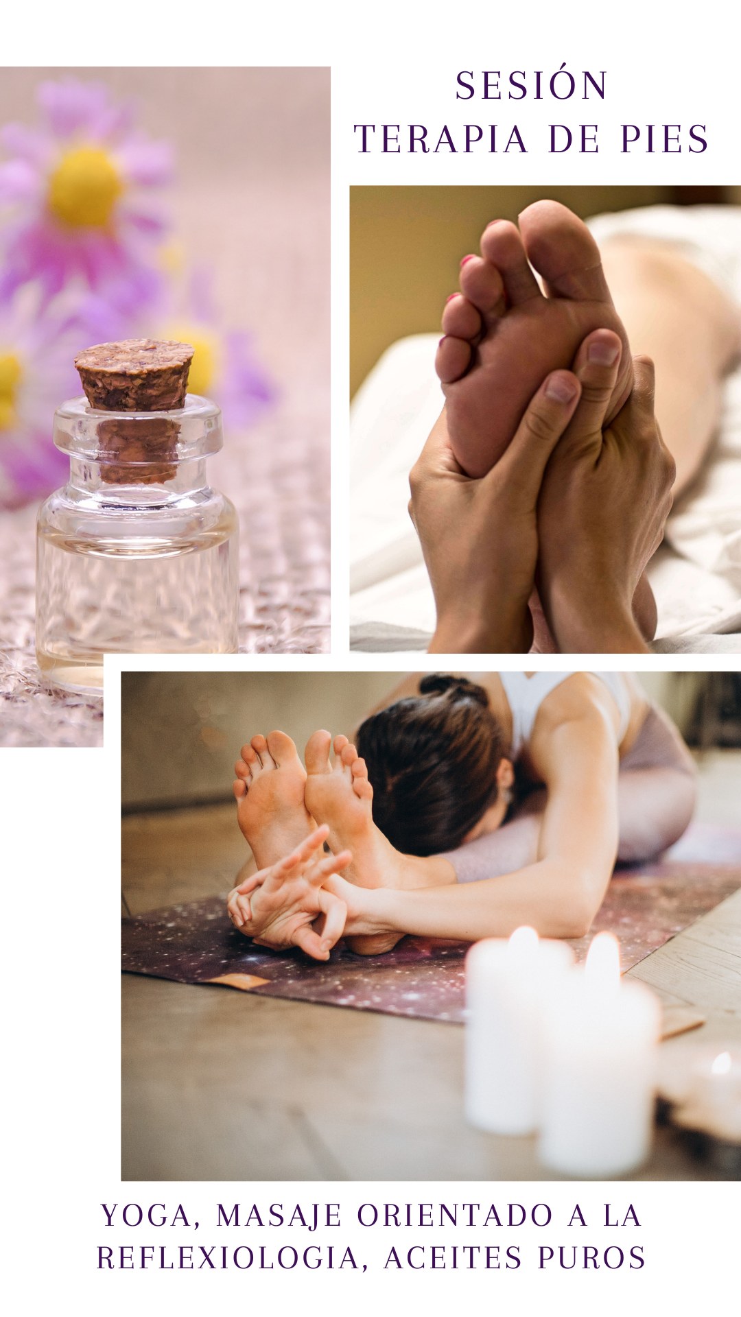 Yoga, aromatherapy and self massage. — hicofu