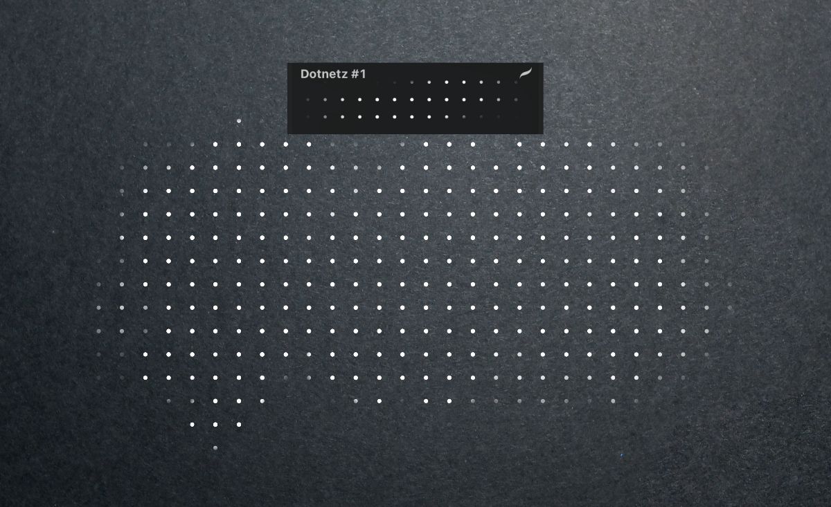 DOTNETZ (Procreate Textur Pinsel)
