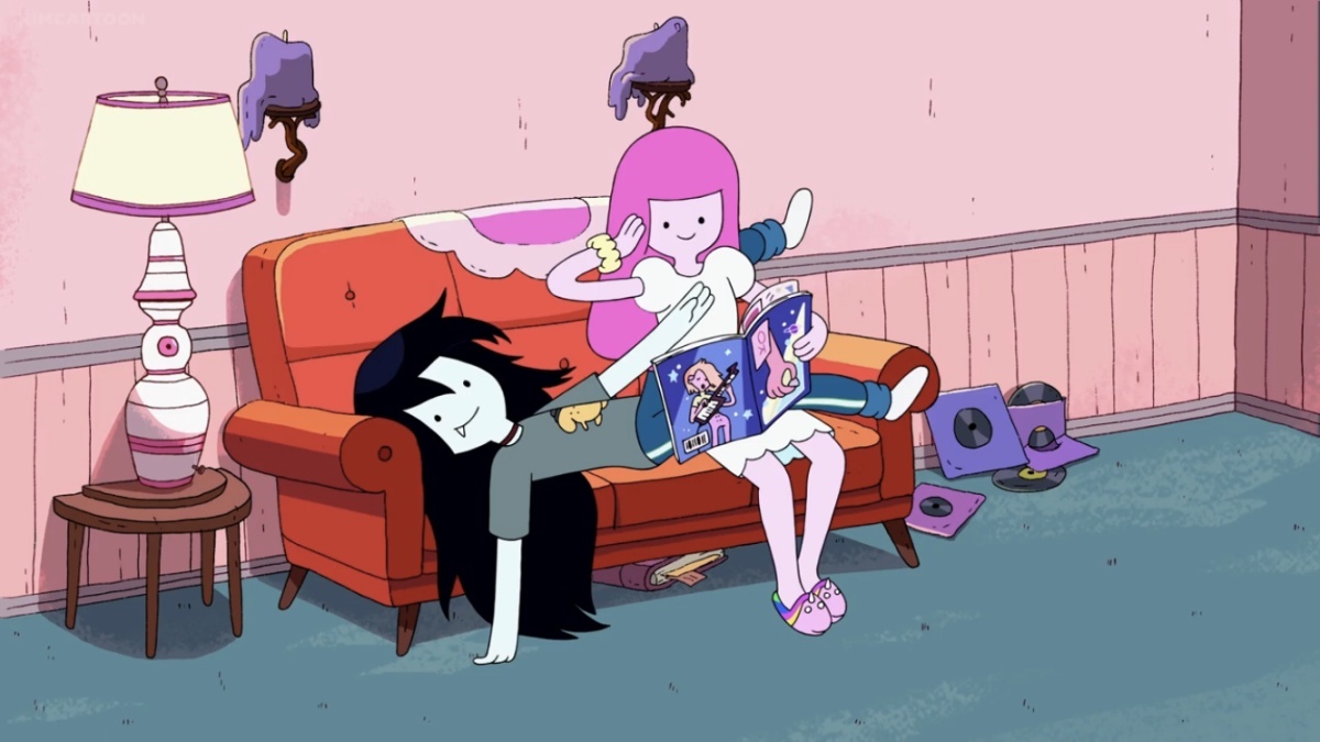 marceline the vampire queen and princess bubblegum