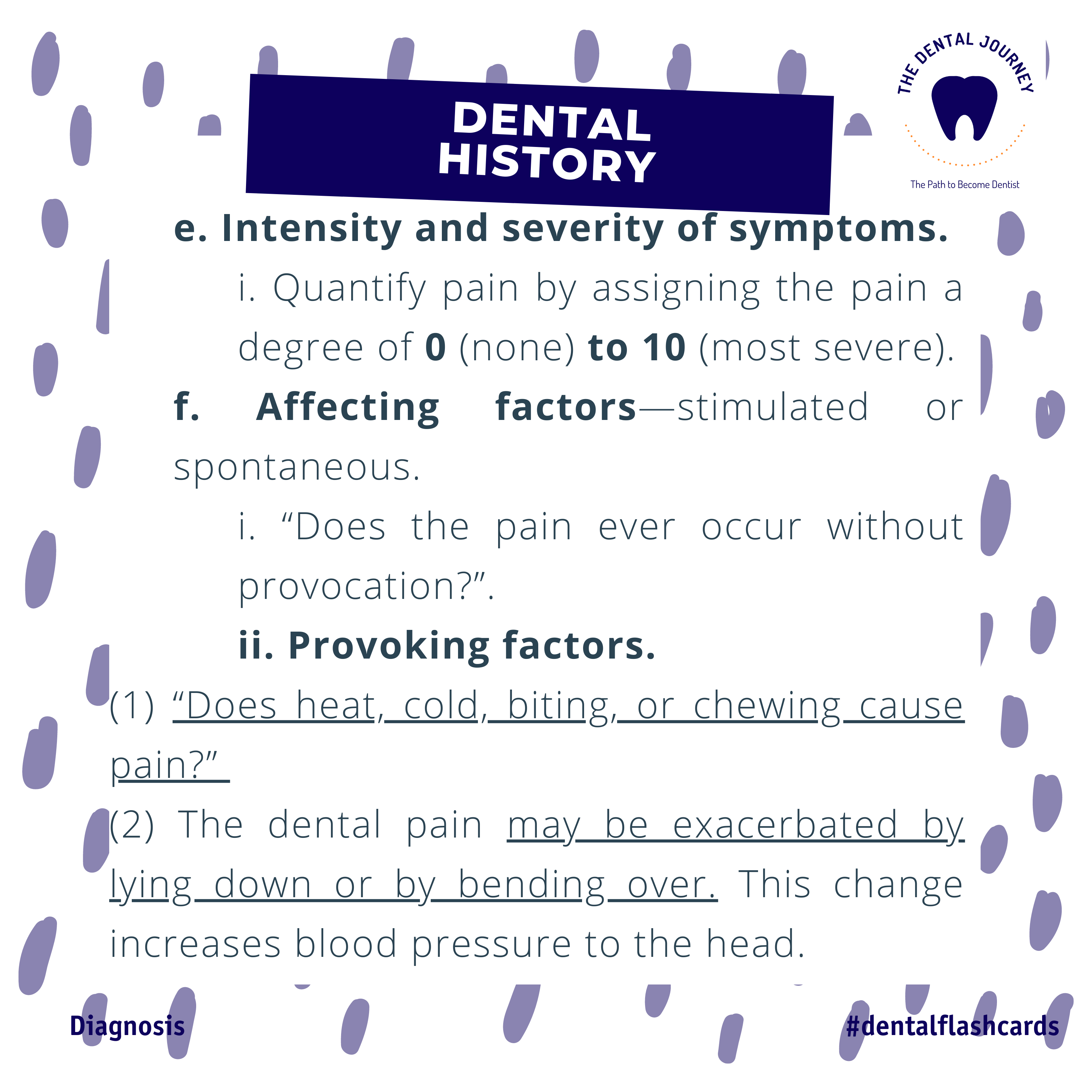 Endodontic Diagnosis — The Dental Journey