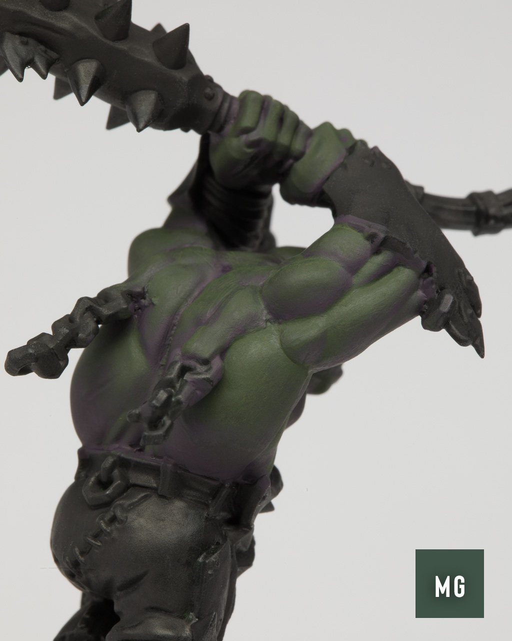 How I paint Ork/Orruk Skin — back to warhammer