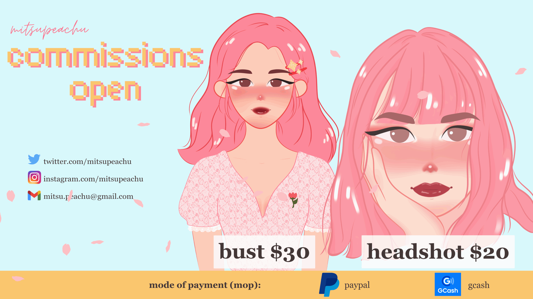 ☁️🌷 𝐂𝐎𝐌𝐌𝐈𝐒𝐒𝐈𝐎𝐍𝐒 𝐎𝐏𝐄𝐍 🌷☁️