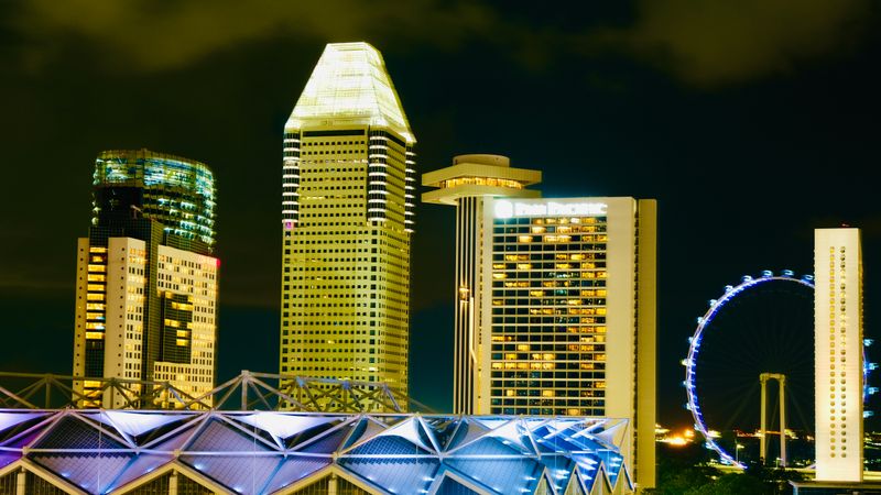 SINGAPORE CITYSCAPE BY NIGHT (2021)