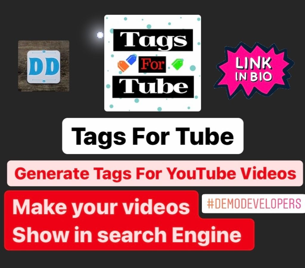 Tags For Tube YouTube Tags Generator — Demo Developers