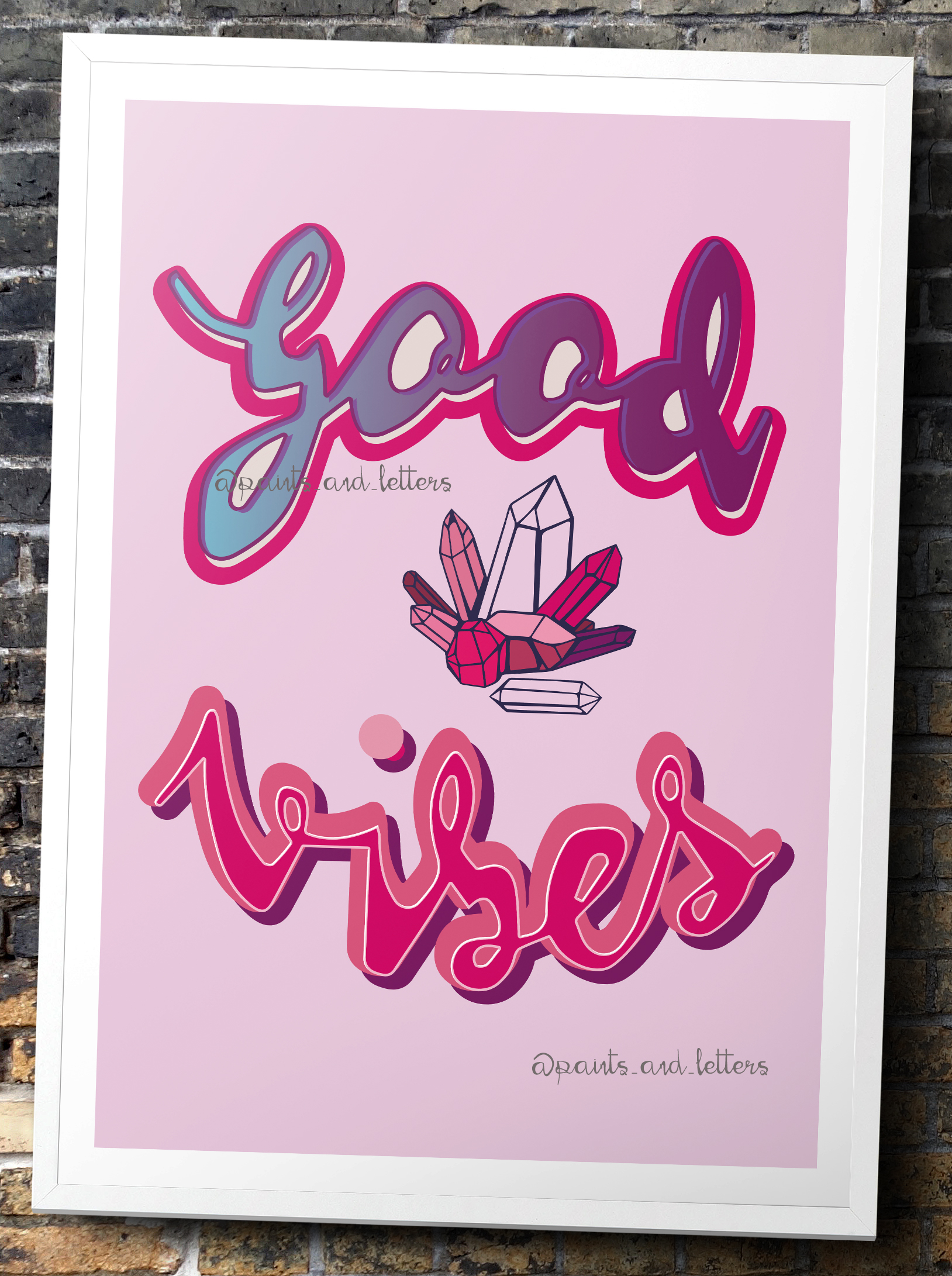 My A3 posters designed in Adobe Illustrator — Funletters