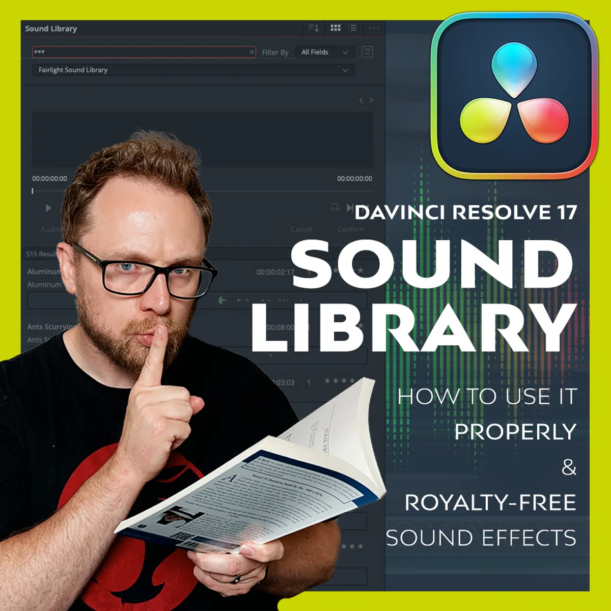 NEW VIDEO DaVinci Resolve Sound Library — Alex Cameron