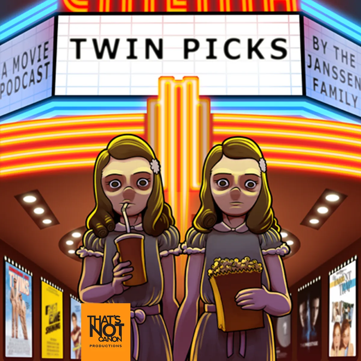Twin picks podcast is a family podcast watching comparing two films
