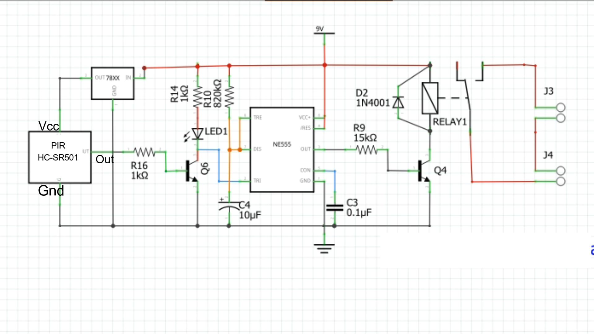 Ir Detector Circuit Using 555 Timer Ic 7710