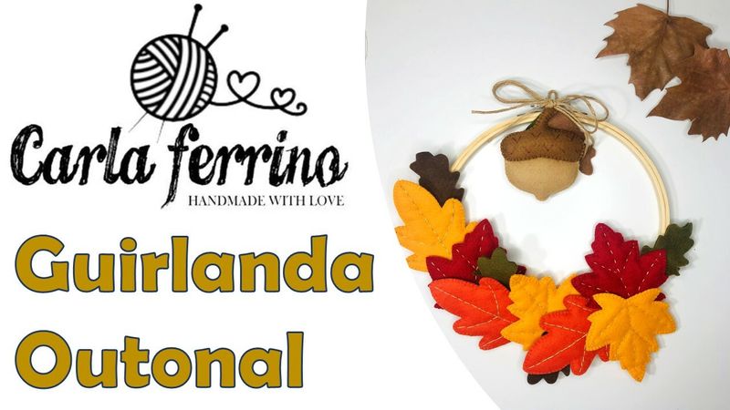 DIY Gratuíto - Guirlanda Outonal
