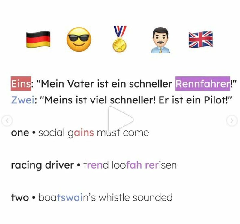 Associations for easy memorization of words