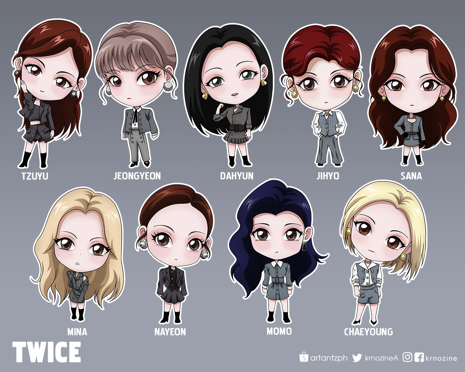 Kpop Chibi Artworks — krnozine