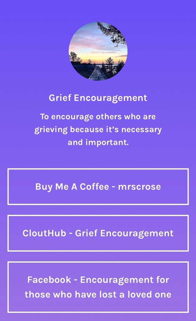 Grief Groups - Find us on these sites.