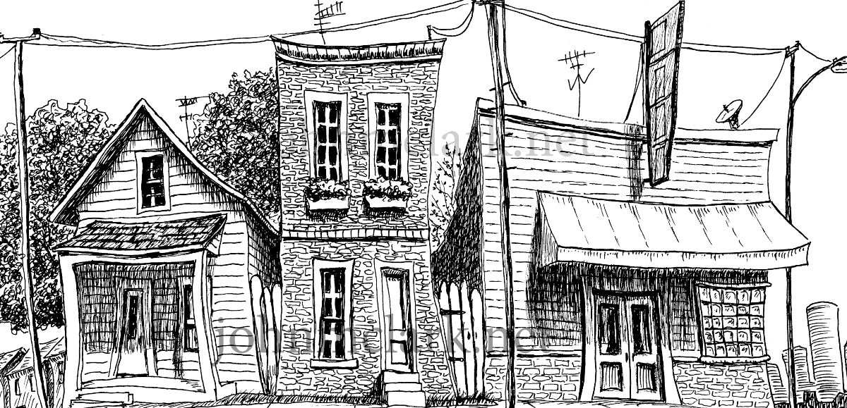 Architectural Caricature No 18 Detroit DOWNLOAD