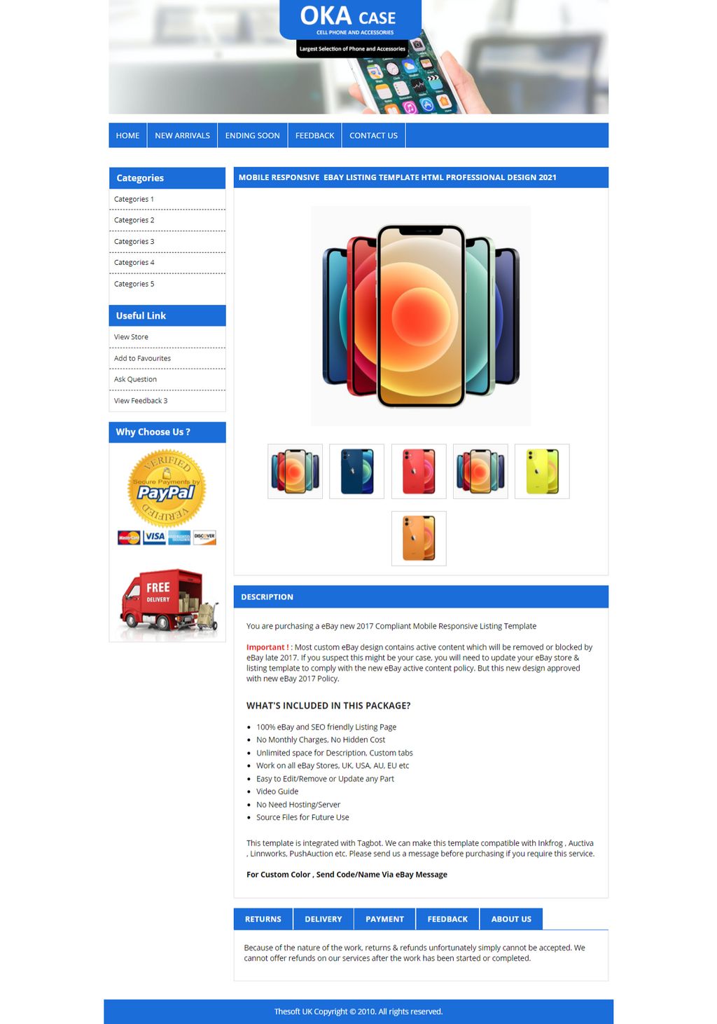 Introducing New eBay Listing Template 2021 Download Now ??? thesoft