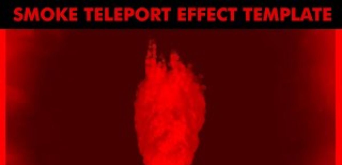 (Video File) Smoke Teleport Energy Effect