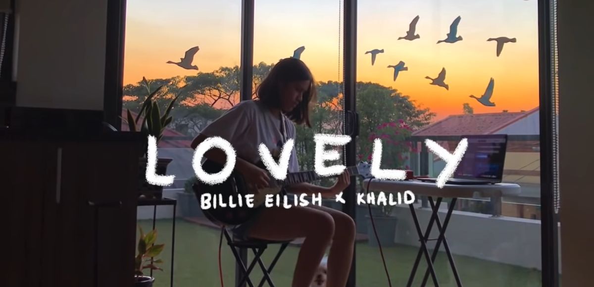 Billie Eilish - Lovely (guitar loop) TAB