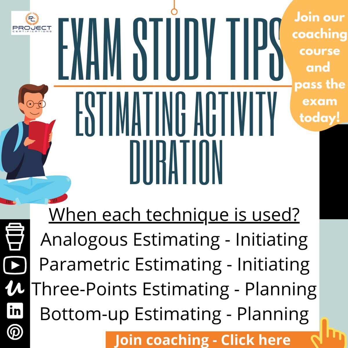 Exam Study Tips - Estimating Activity Duration — Gabor Stramb - CAPM ...