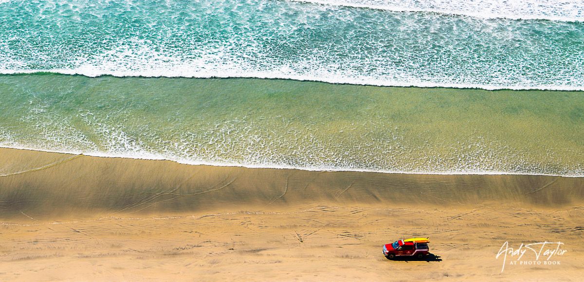 Beach Patrol, Torrey Pines, 4x6 Photo