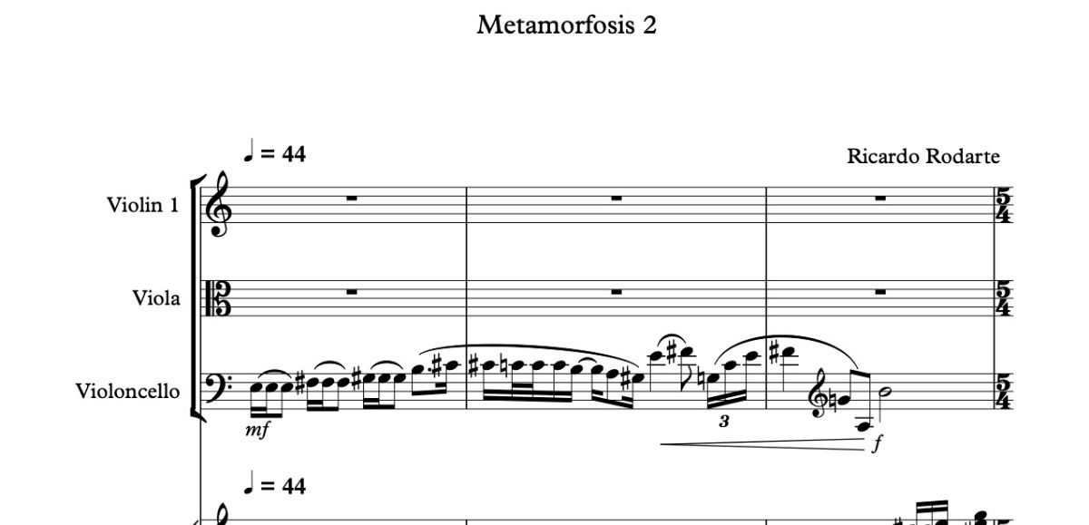 Metamorfosis 2 (Full score and parts)