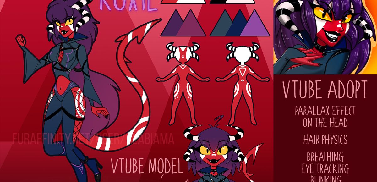 Vtuber Adopt | Imp Girl