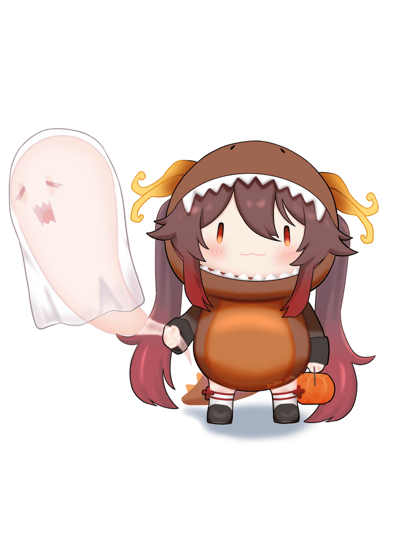 chibi Halloween art