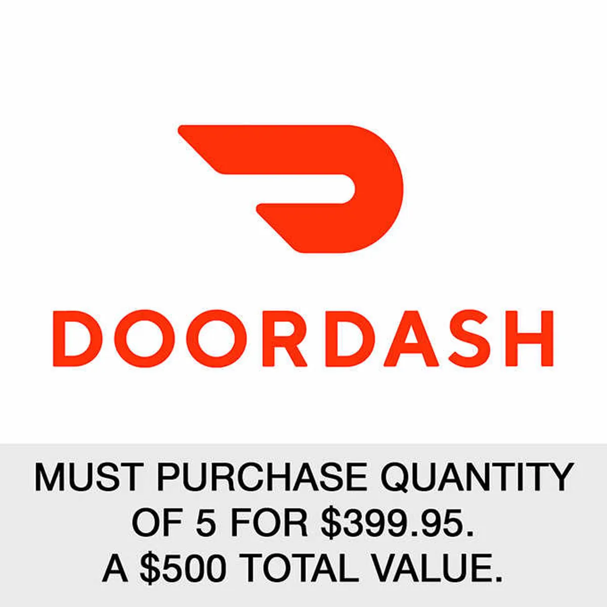 Costco Get 5 DoorDash 100 eGift Cards for 395.95 — John Mego