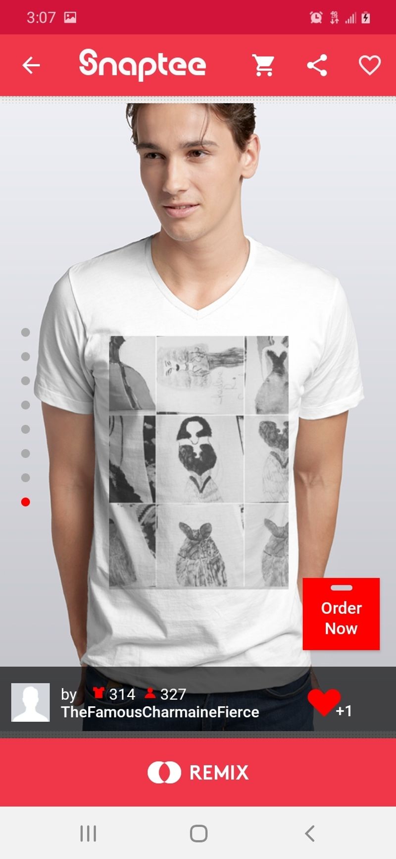 Snaptee app TheFamousCharmaineFierce shirts for sale