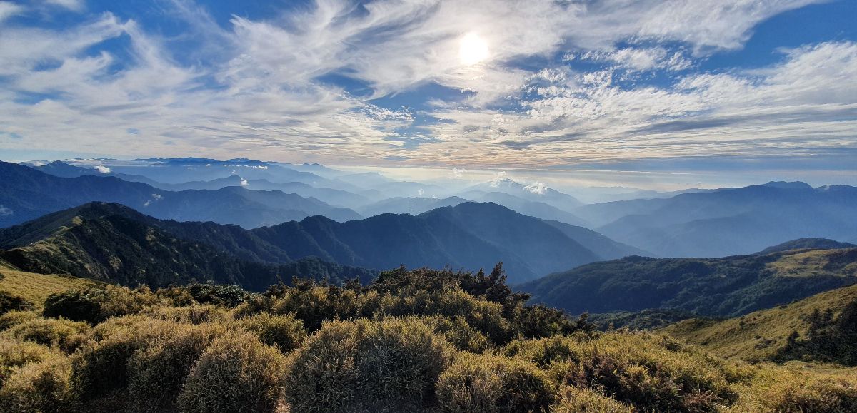 Mt Hehuan panorama (合歡山全景)
