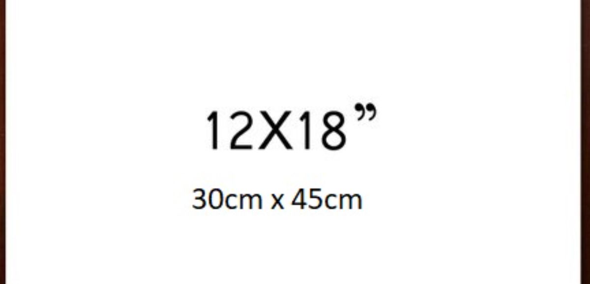 18" x  12" Deluxe Matte Finish Photo print (45cm x 30cm)
