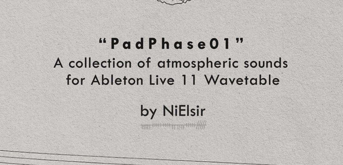 PadPhase01 - Patches for Ableton Live 11's Wavetable
