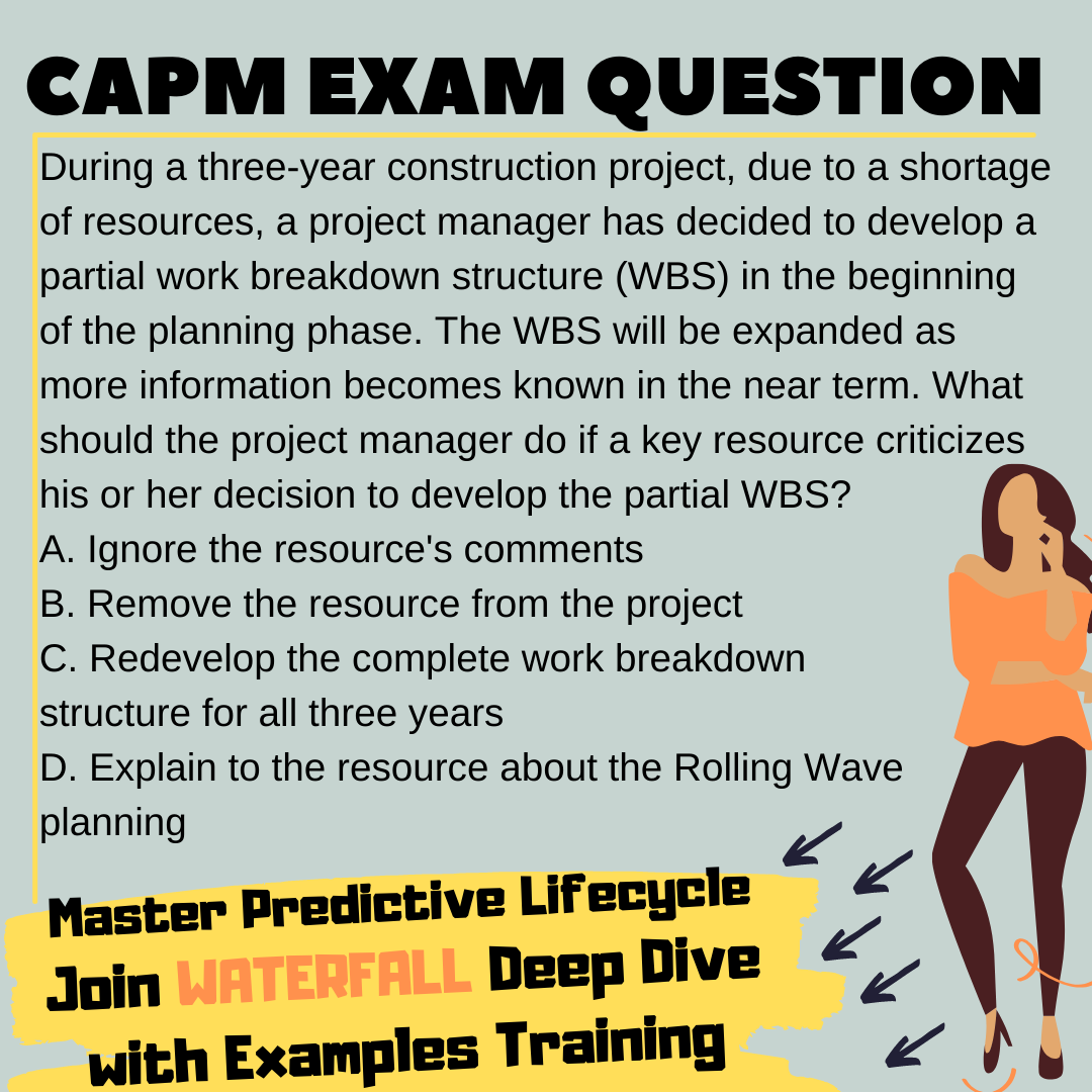 CAPM Exam Question — Gabor Stramb - 8wks CAPM & PMP Prep - Buymeacoffee