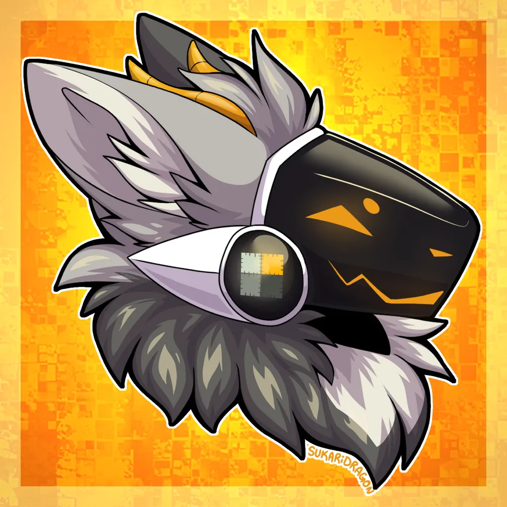 Protogen Head by DarhkArtz -- Fur Affinity [dot] net