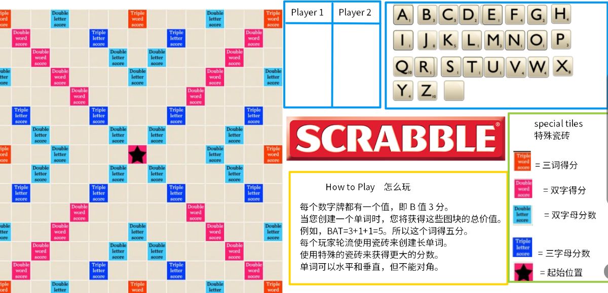 Scrabble Interactive EDB Full Game!! All 100 tiles!!